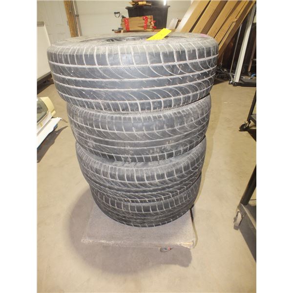 Set Of 4 Tires On Rims