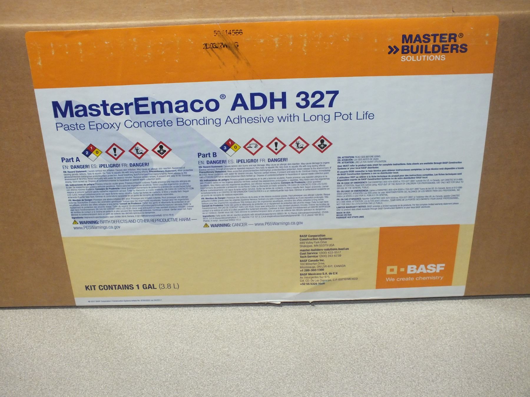 Master Emaco ADH 327 Paste Epoxy Concrete Bonding Adhesive