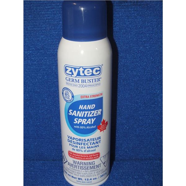 1 Case Of Zytec Hand Sanitizer Spray