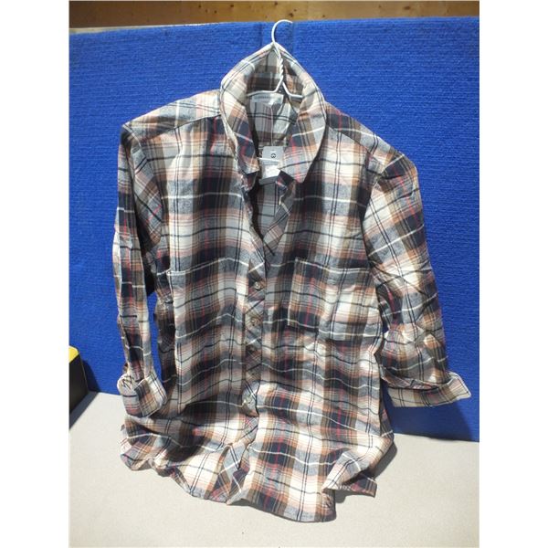 Ladies XL Plaid Shirt