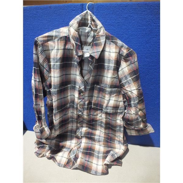 Ladies XL Plaid Shirt