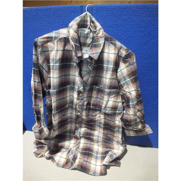 Ladies XL Plaid Shirt