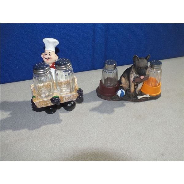 Two Sets Of Salt & Pepper Shakers