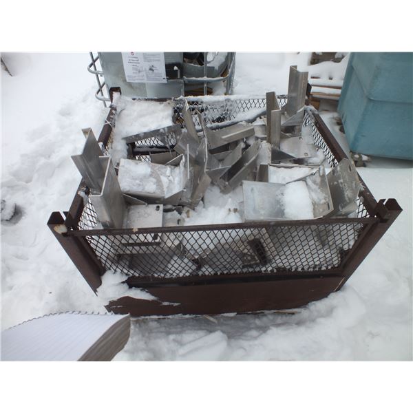 Metal Crate w/ Aluminum Brackets