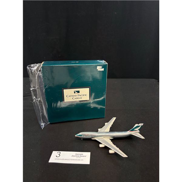 Cathay Pacific Cargo Diecast Plane in Box