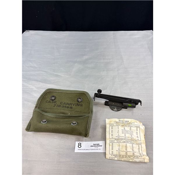 WW2 Era Grenade Launcher Site w/ Carrying Case