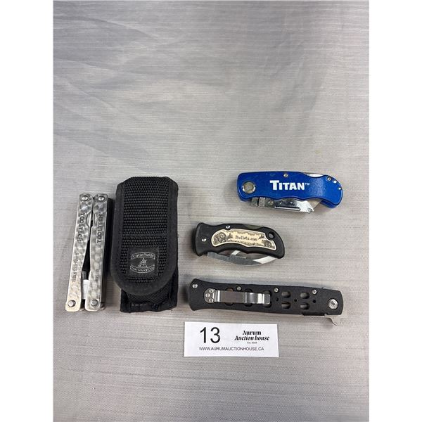 Nice Collection of Folding Knives Etc