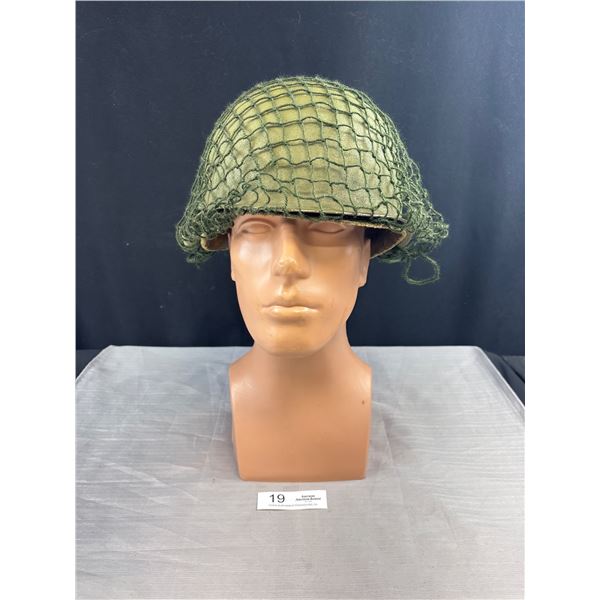 WW2 M1 Helmet with Liner and Netting