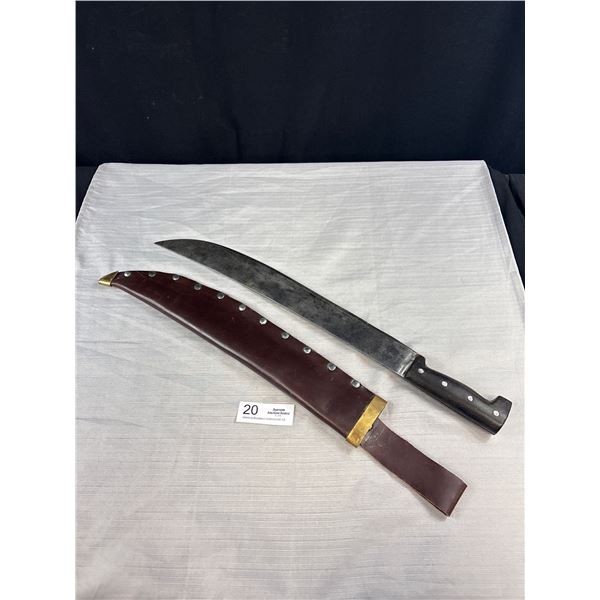WW2 Era Legitmus Machette w/ Newer Custom Sheath