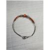 Image 3 : Liquid Silver Navajo Bracelet Goldstone Beads C.1970