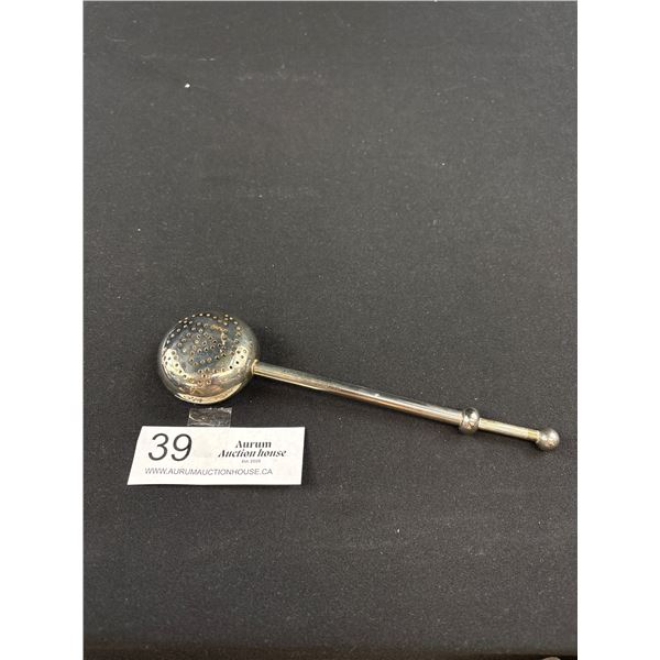 Antique Silver Mechanical Tea Strainer