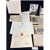 Image 3 : Vintage Military Related Ephemera - Certificates, Letters, Misc