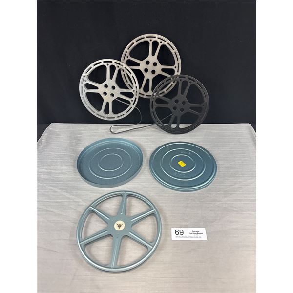 Film Reel in Case and Décor Reels