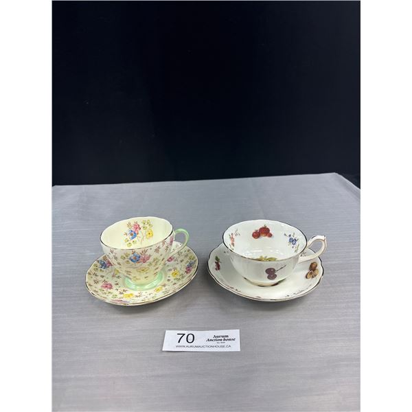 Vintage Foley and Hammersley Cup and Saucer Sets