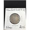Image 2 : 1872 Newfoundland Silver 20 Cent Coin