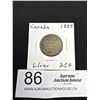Image 1 : 1885 Canada Silver 25 Cent Coin