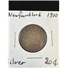 Image 2 : 1900 Newfoundland Silver 20 Cent Coin