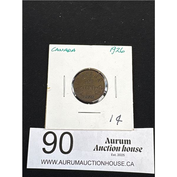 1926 Canada 1 Cent Coin