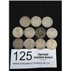 Image 1 : Lot of 10 1920 3 Pence Coins