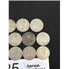 Image 3 : Lot of 10 1920 3 Pence Coins