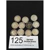 Image 4 : Lot of 10 1920 3 Pence Coins