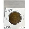 Image 2 : 1851 US 1 Cent Coin