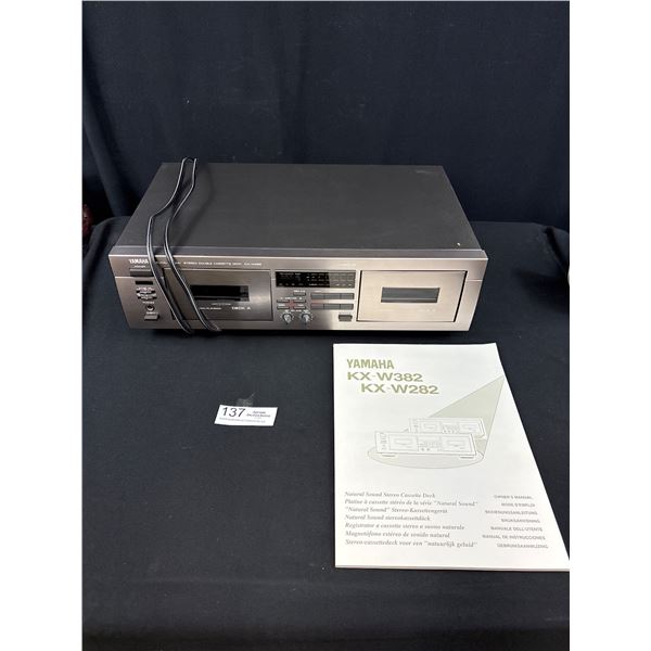Yamaha KX-W382 Stereo Cassete Deck