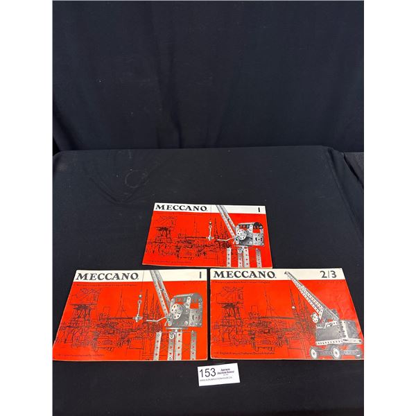 3 1960s Meccano Guides