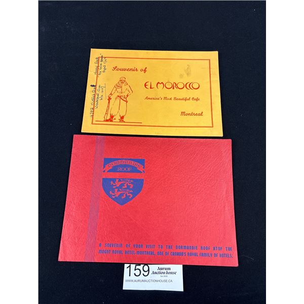 2 1940s Photos (Dinner Clubs) w/ R.C.A.F Men