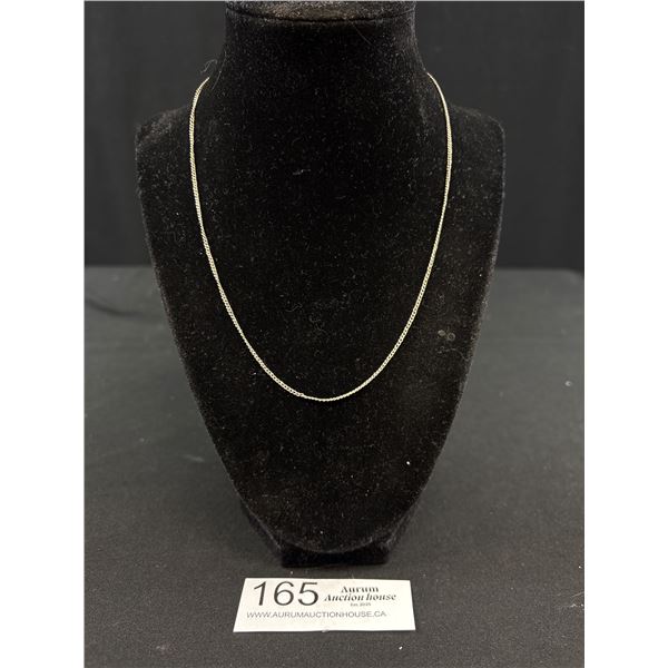 18" Sterling Chain/Necklace (Tested)