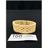 Image 1 : Vintage Carved Bone Panel Bracelet