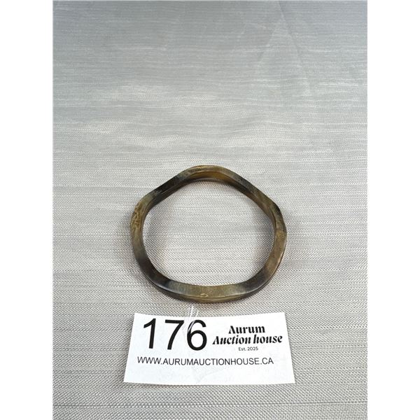 1960s Real Horn (Wavy) Bangle