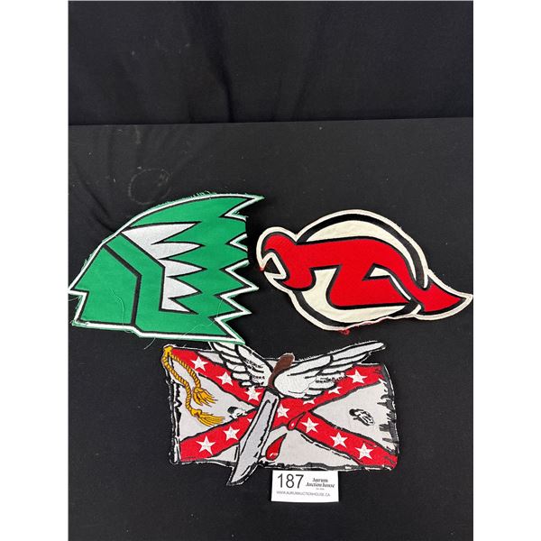 Lot of Cloth Patches Hockey etc.