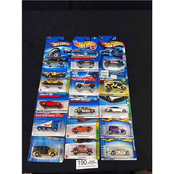 Lot of 15 Hotwheels Still in Packages