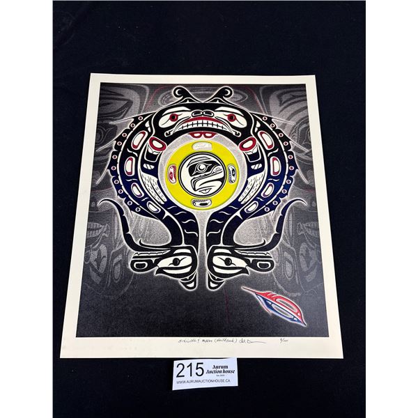 8/100 11" x 13" Signed West Coast Native Print