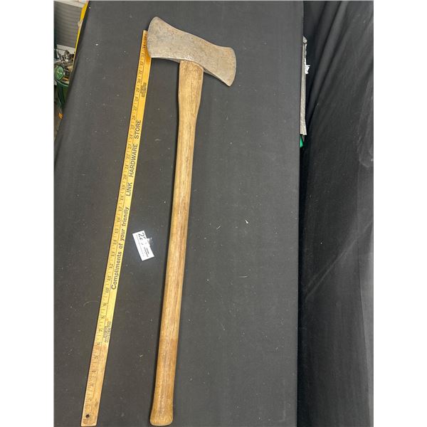 Vintage Double Bit Axe True Temper Black Prints with Handle NO SHIPPING