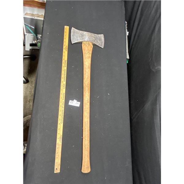 Vintage Double Bit Axe with Handle NO SHIPPING
