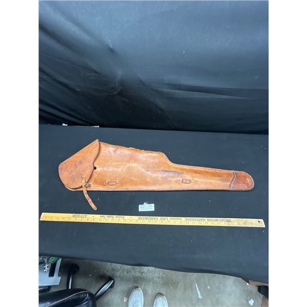 Vintage Leather Rifle Scabberd/Saddle Gun Case