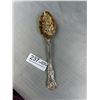Image 1 : Antique Silver Plated Berry Serving Spoon Nicely Embossed