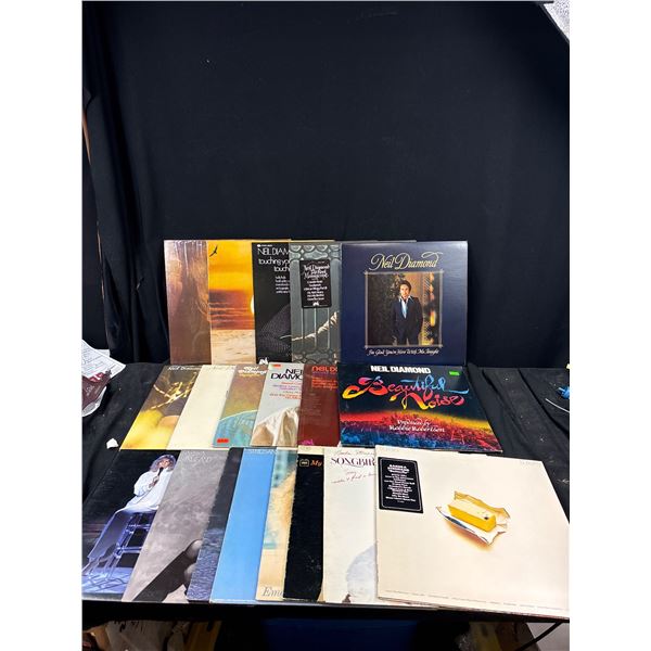 Lot of 11 Neil Diamond and 8 Barbra Streisand - All Different LPs
