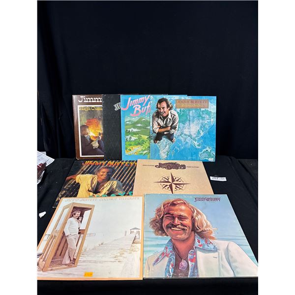 Lot of 8 Different Jimmy Buffet LPs
