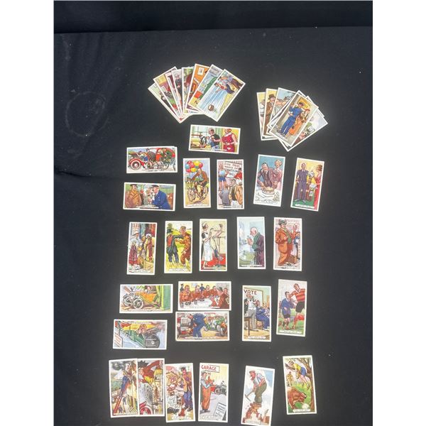 Near Set (45 of 50) of 1930's Ardath Tobacco Cards "Proverbs" Missing #11,20, 27,31, & 35