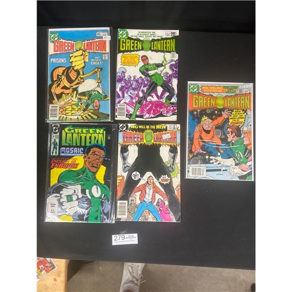 Lot of 5 Vintage Green Lantern Comics #139,146,162, and 182