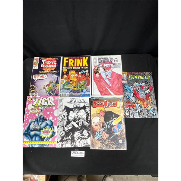 Lot of 7 Comics, 6 #1 Comics and #3 Toxic Crusaders