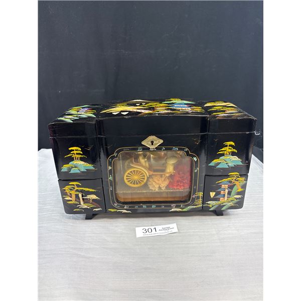 Black Lacquer Jewelry Box
