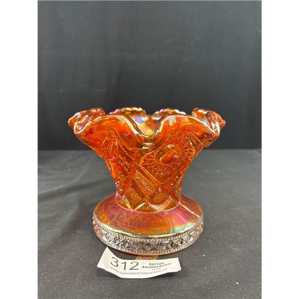 Marigold Carnival Glass Bowl