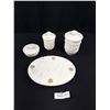 Image 1 : Marble Desk Set (White) 4x