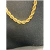 Image 3 : Vintage Extra Large Gold Plated Rope Chain Solid Quality 96.3 Grams