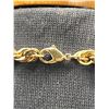 Image 4 : Vintage Extra Large Gold Plated Rope Chain Solid Quality 96.3 Grams