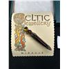 Image 2 : Gorgeous Vintage Celtic Brooch Never Worn Original Box